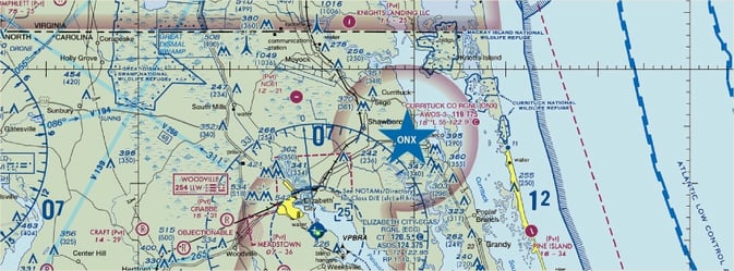Currituck County Regional Airport map image