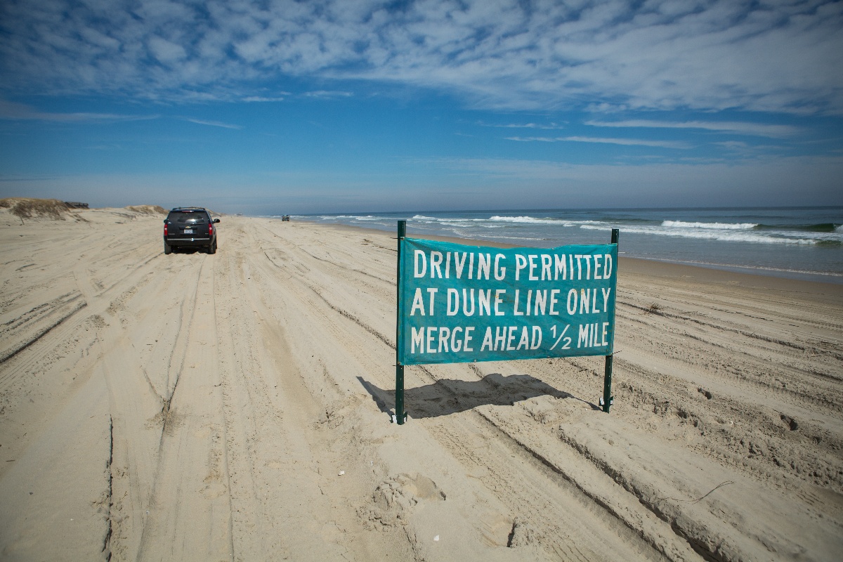 corolla beach driving sign-1