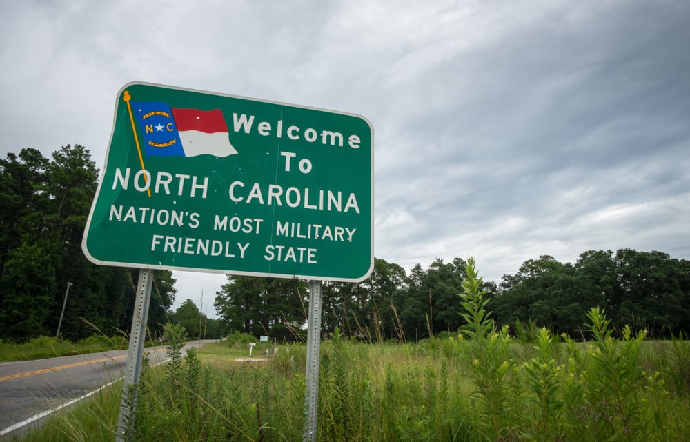 nc military friendly state