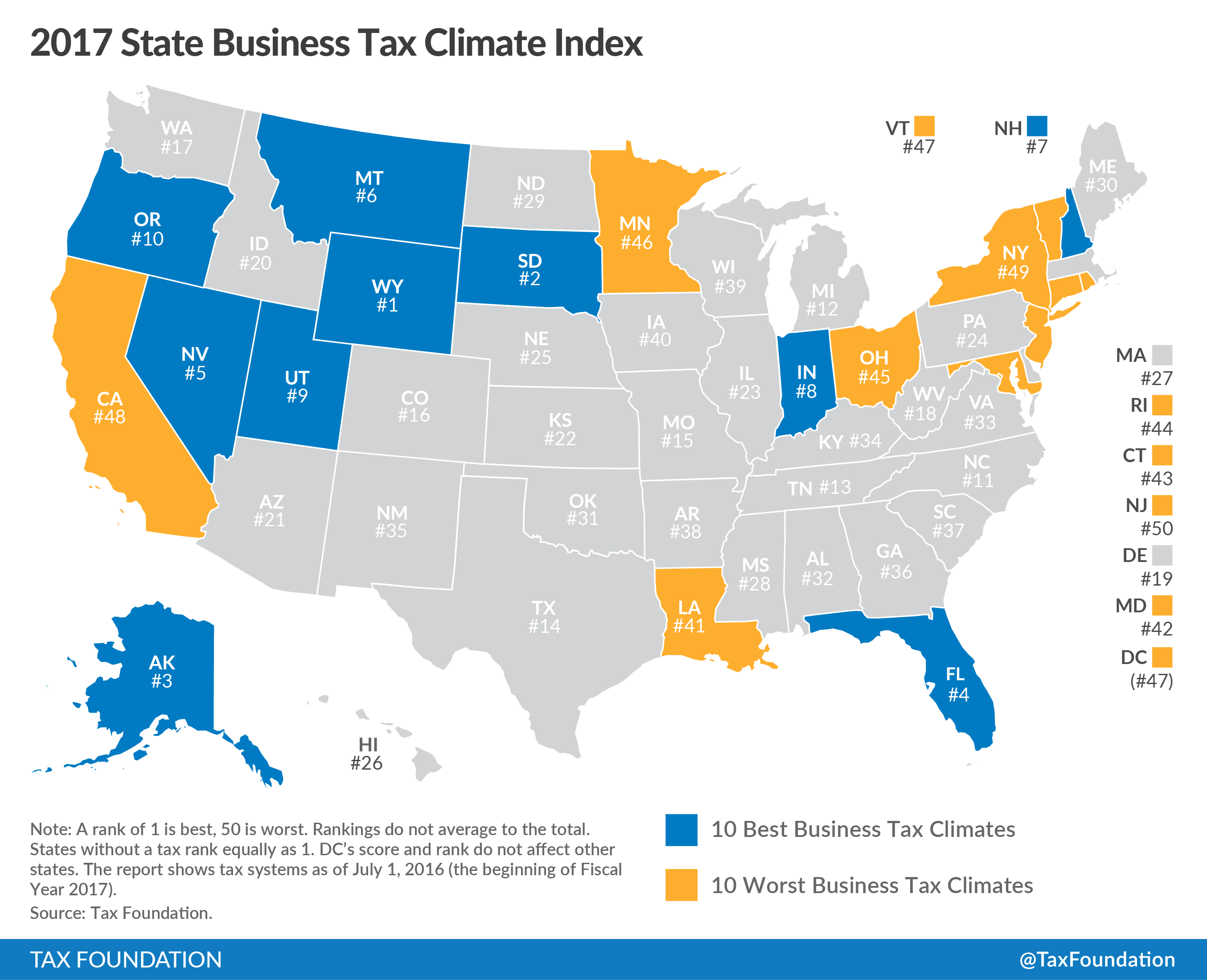 North Carolina business climate ranks higher in national report